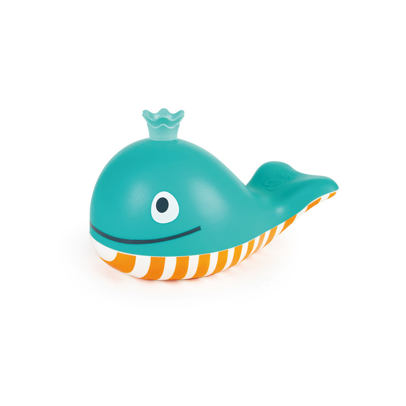 Hape Bubble Blowing Whale | Bayi muncrat mainan untuk bermain masa mandi, biru