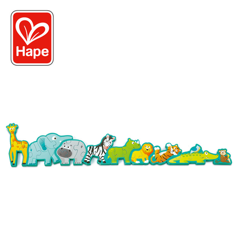 Teka-teki Hape Alphabet u0026amp; Parade Haiwan |Permainan Jigsaw Kayu Dua Sisi Untuk Kanak-kanak